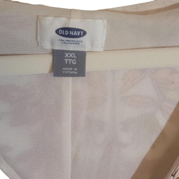 Old Navy Floral Midi Dress - Red and Orange - Picture 3 of 6